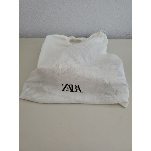 Zara Sandals Women 8 EUR 39 Snake Print Square Toe Block Air Fit Insole Foam - Picture 12 of 16